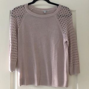 Pretty blush/tan Halogen sweater